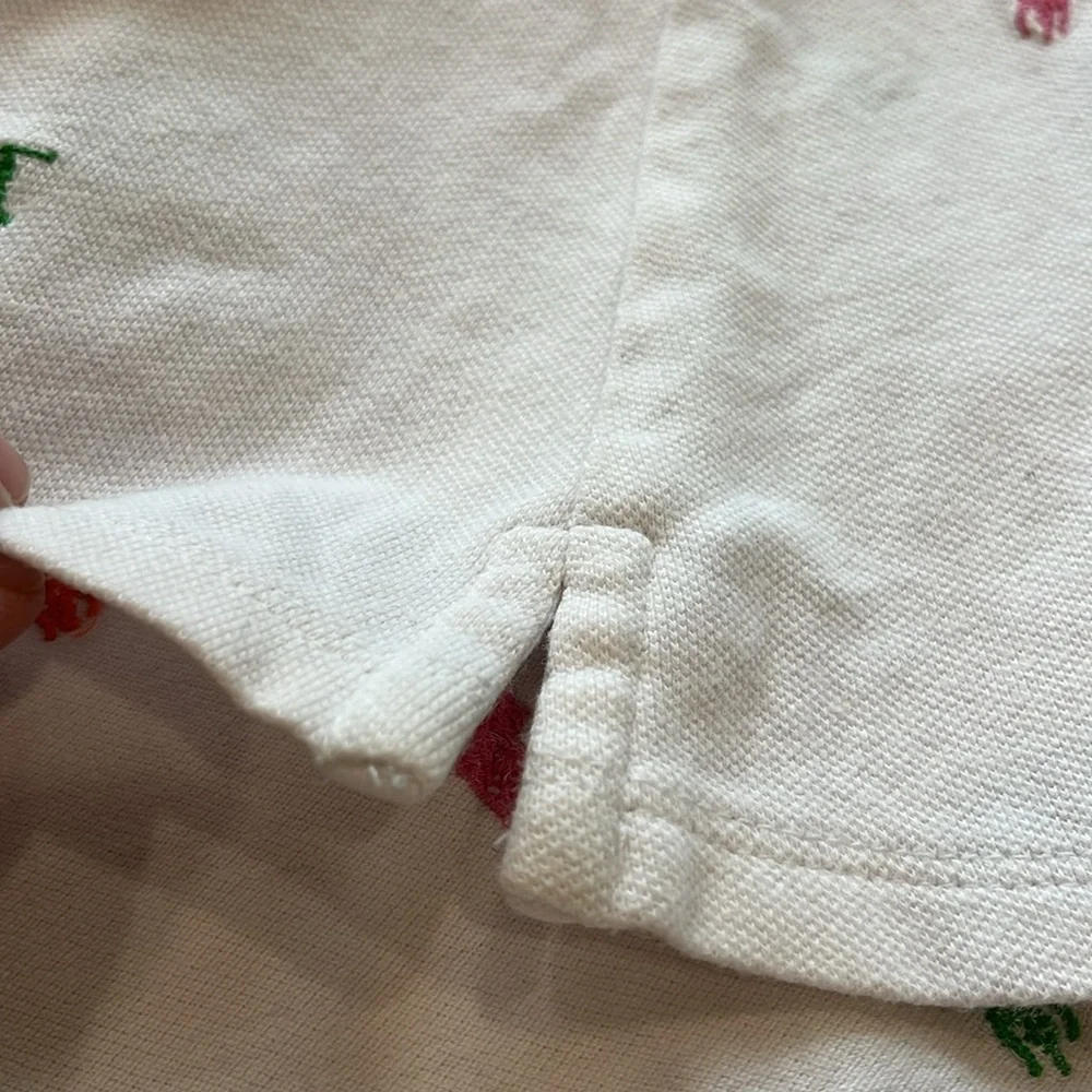 Polo Ralph Lauren White 98% Cotton Baby & Toddler 12 Months
